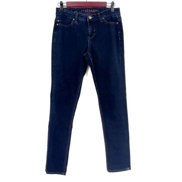 Liverpool Women's Mid Rise Abby Skinny Jeans Silky Soft Denim in Freeman Sz 4/27 - Picture 3 of 12